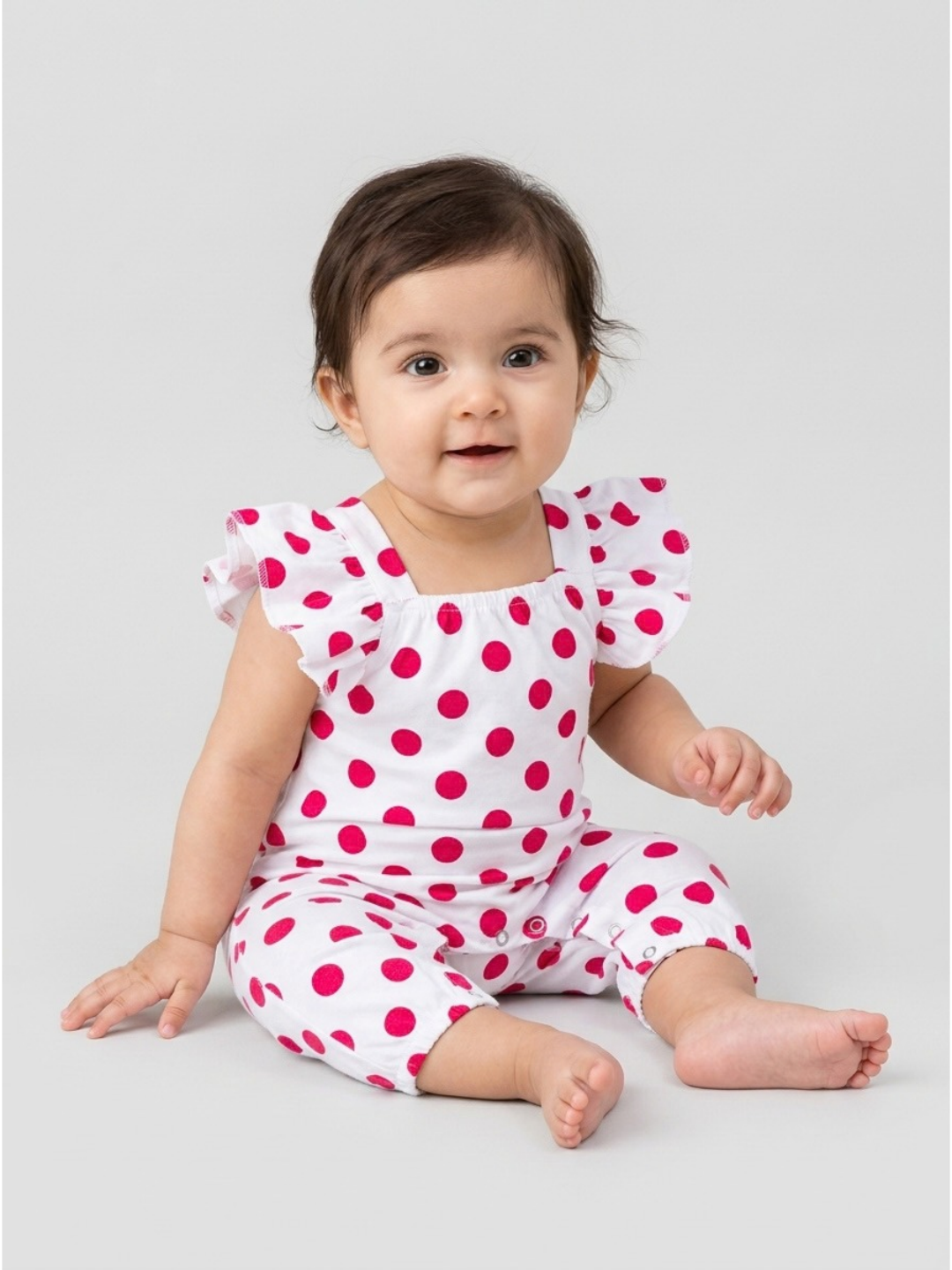 Ruffle Strap Romper - FB-5031