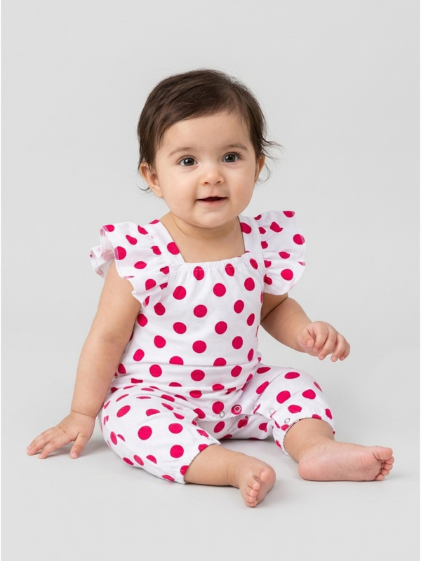Ruffle Strap Romper - FB-5031