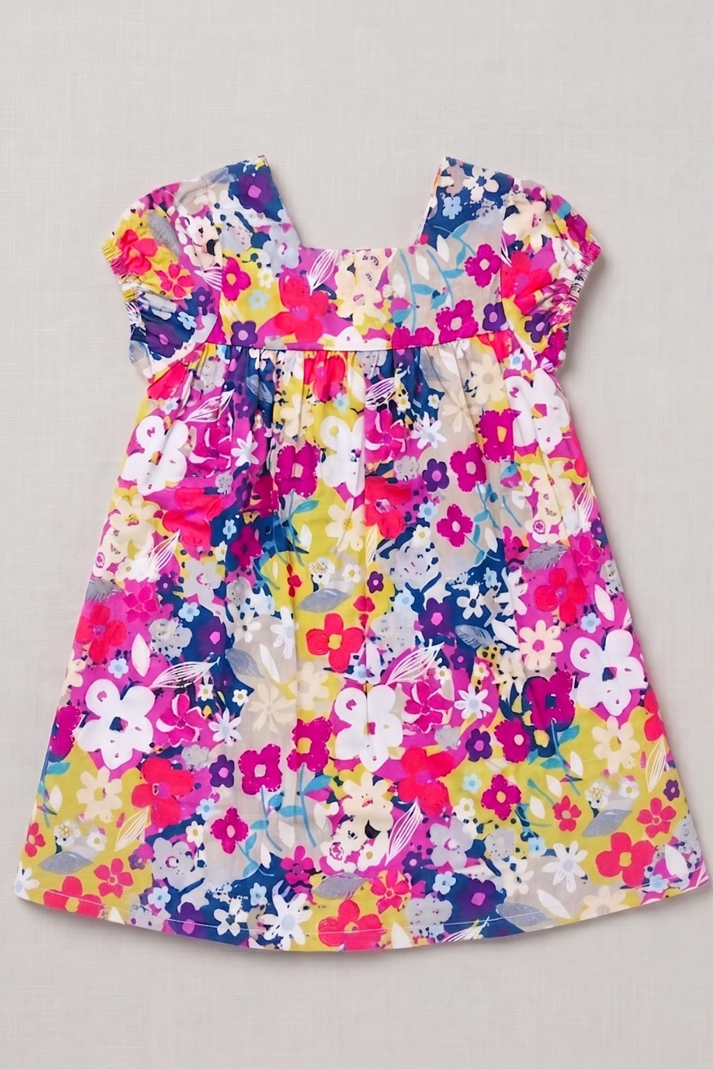 Puff Sleeves Dress – FB-5575