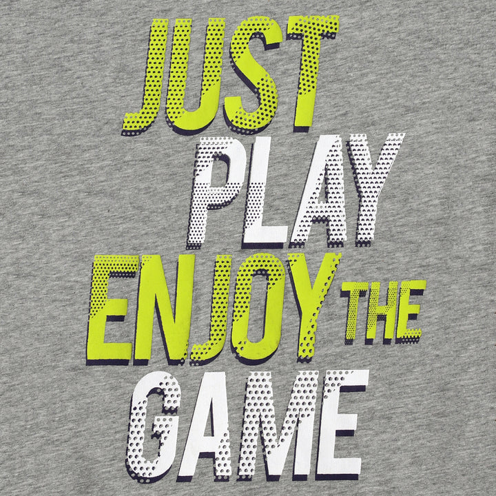 FB-3121 Dark Melange T-Shirt - Just Play Enjoy The Game