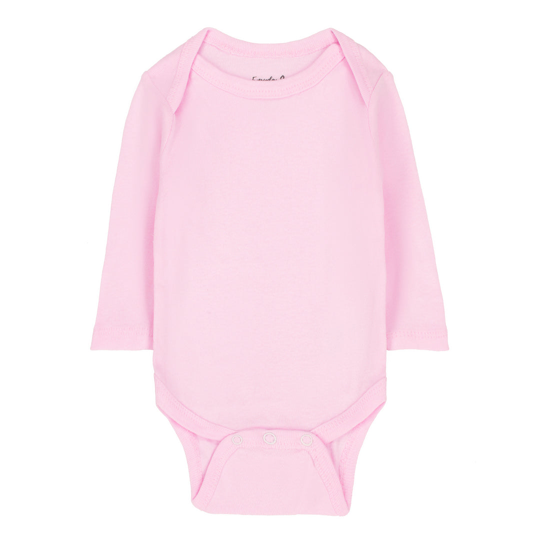 FS-491 Long Sleeve Bodysuit 2pk Pink Clouds With Moon
