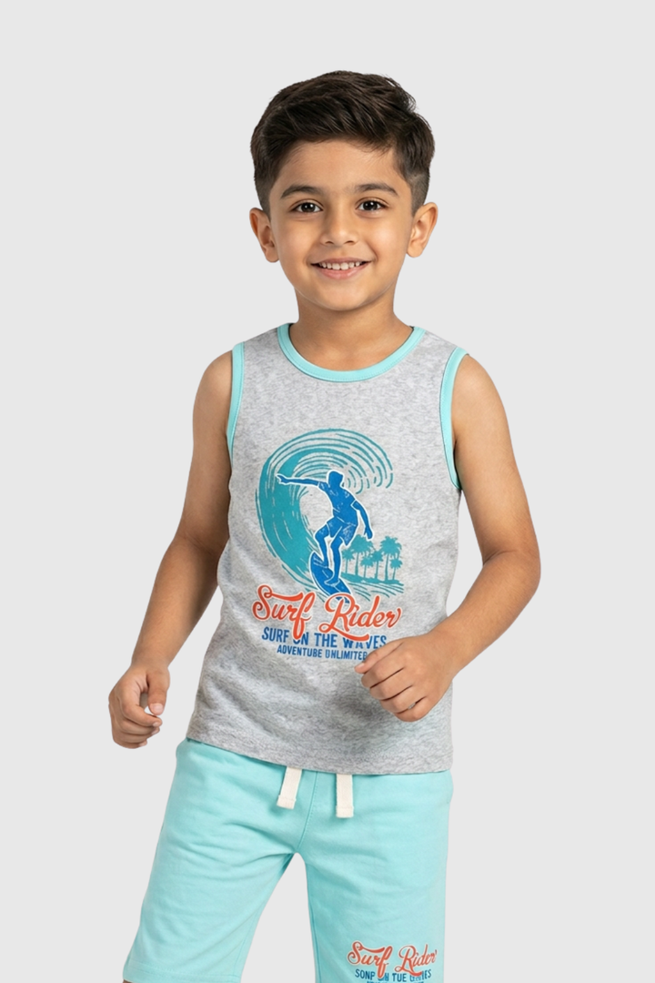 2PC Tanktop & Short Set - FB-3717