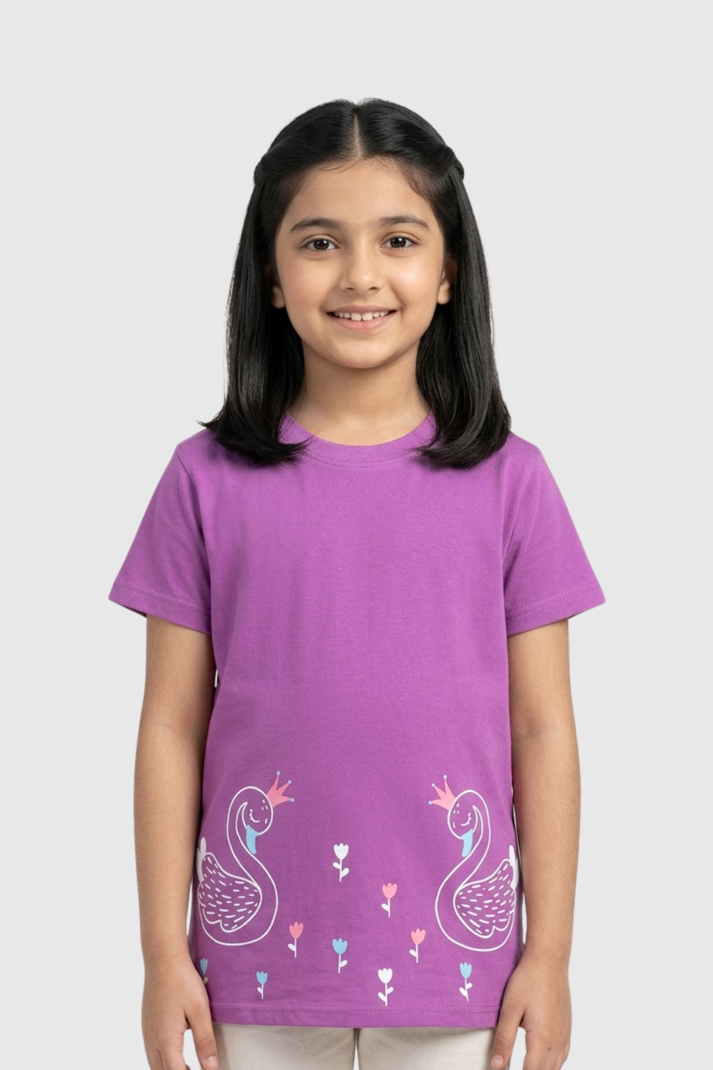 T-Shirt – FG-3166 (Purple Duck Graphic Tee)