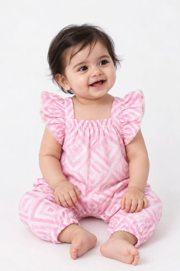 Ruffle Strap Romper - FB-5035