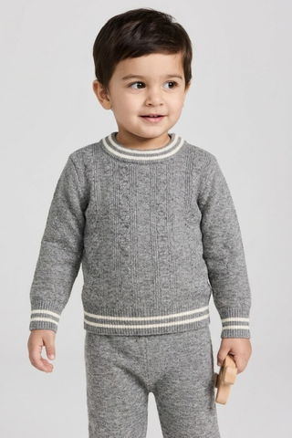 Crewneck Sweater & Trouser Set - FB-3990