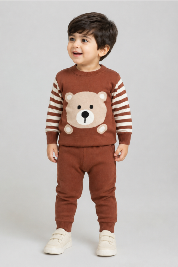 Crewneck Sweater & Trouser Set - FB-4203
