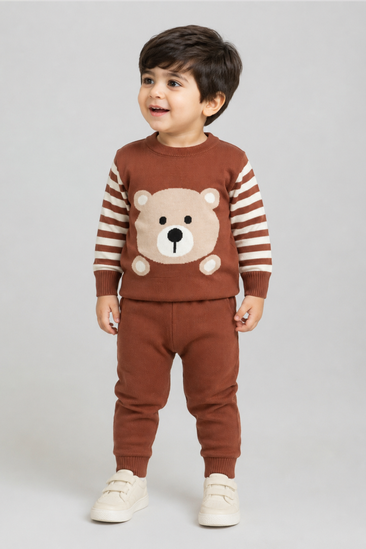 Crewneck Sweater & Trouser Set - FB-4203