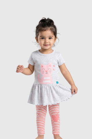 Skirt Shirt & Leggings - FG-3503