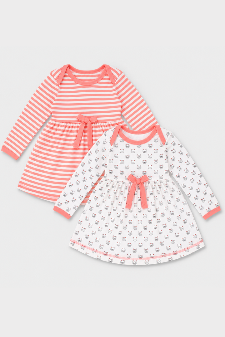 Cotton Frock Pack Of 2 - FG-6004