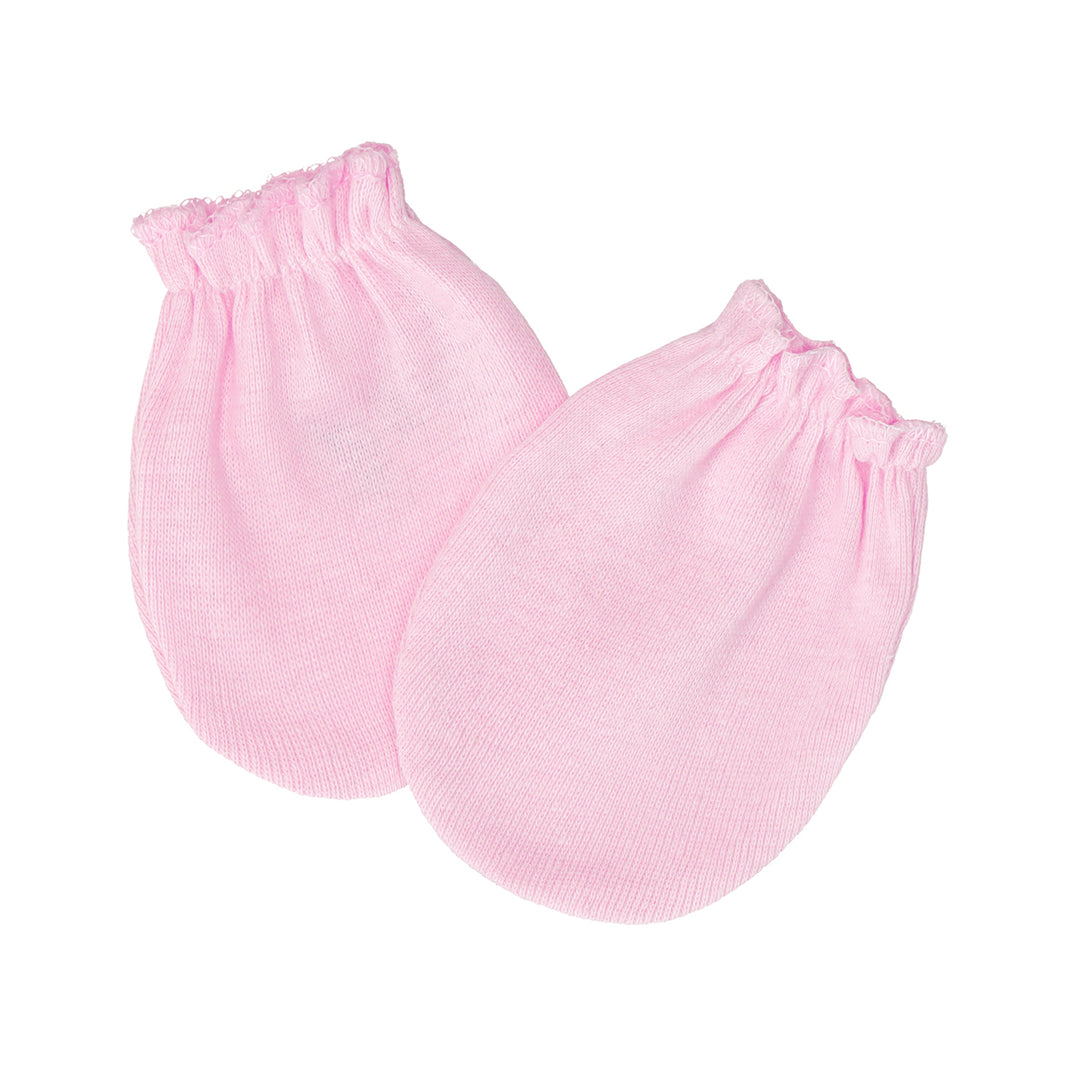 FS-466 solid baby pink cotton mitten – Featherhead