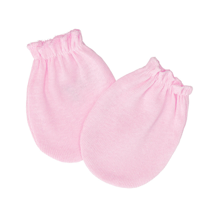FS-466 solid baby pink cotton mitten – Featherhead