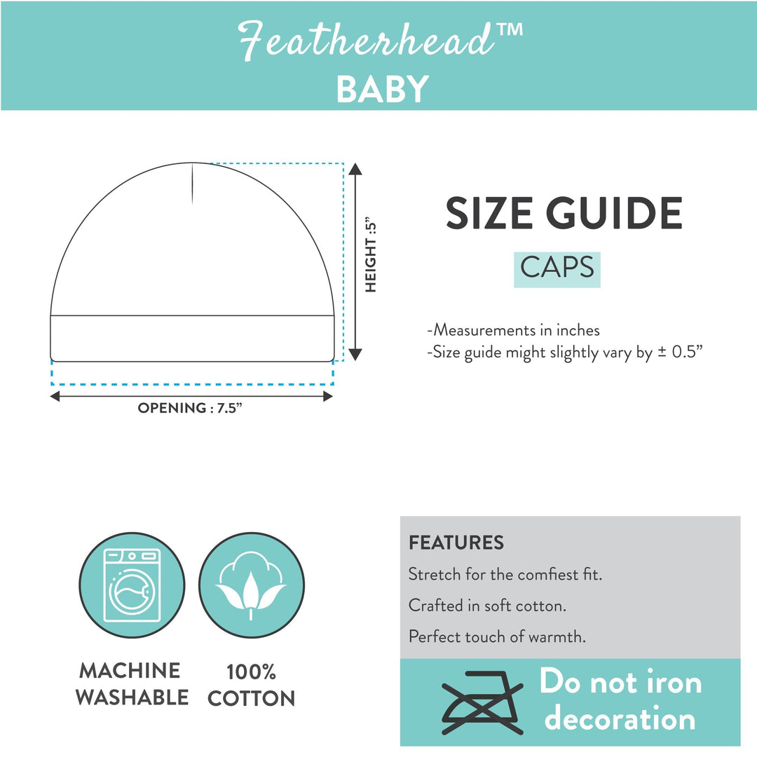 FS-483 Featherhead size guide for baby caps