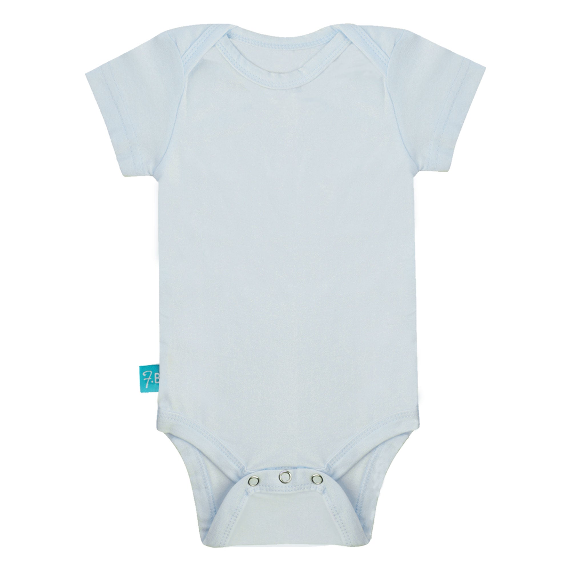 FB-2405 Baby Boy 7-Pack Short-Sleeves Bodysuits