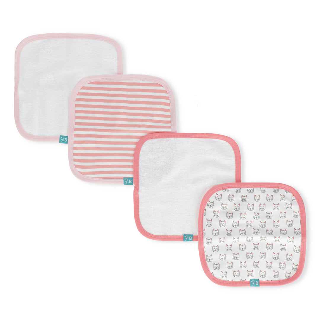 FG-7001 Cat 5- Piece Terry Hooded Towel & Wash Cloths