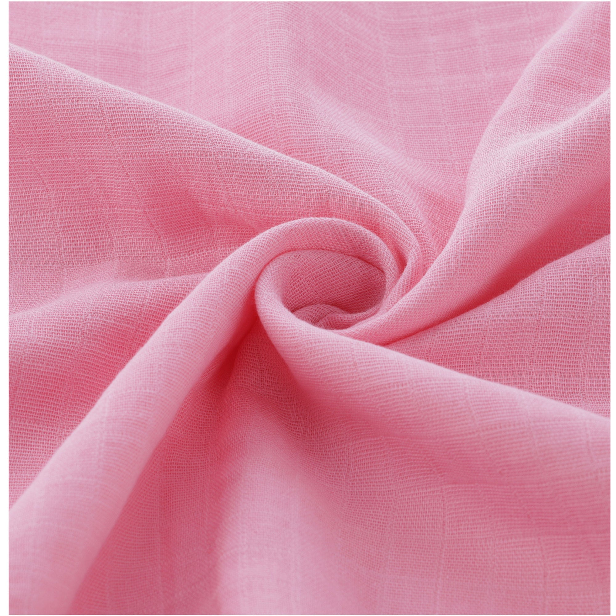 FH-07054 - 2PK Muslin Swaddle Blanket 47" x 47" - Floral & Rosette