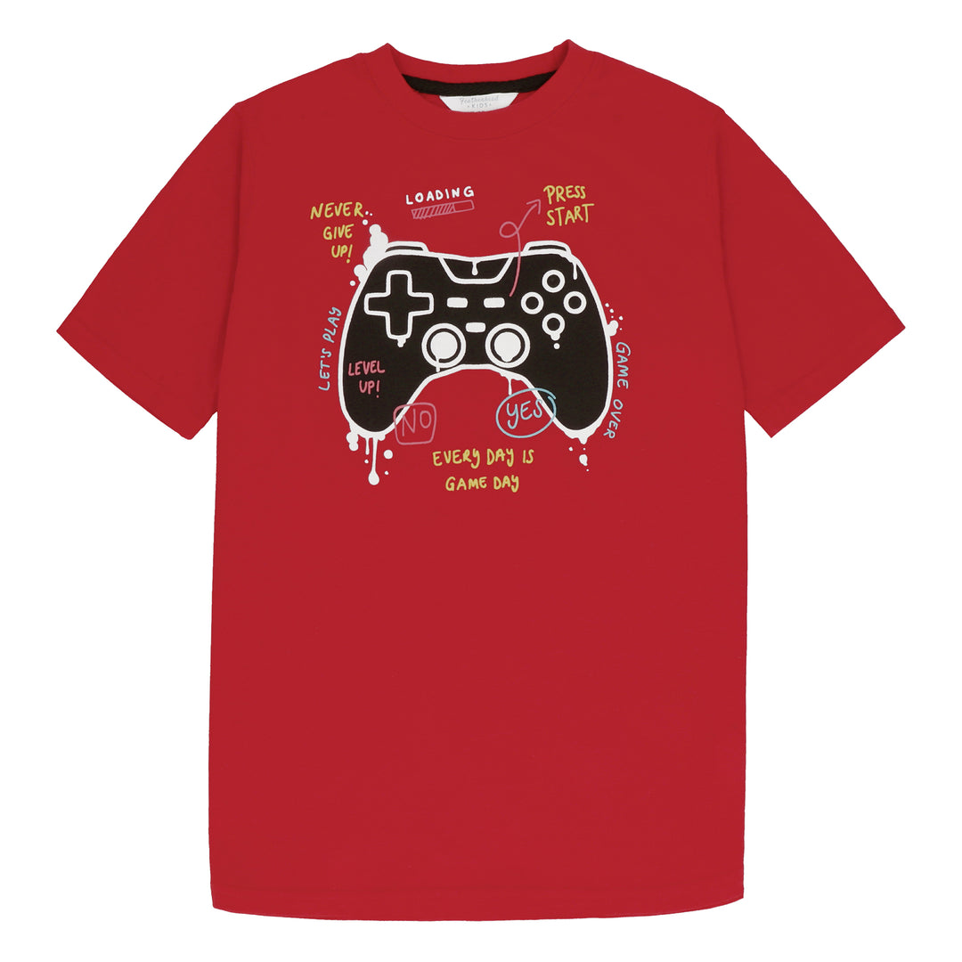 FB-3101 Red T-Shirt Game Controller