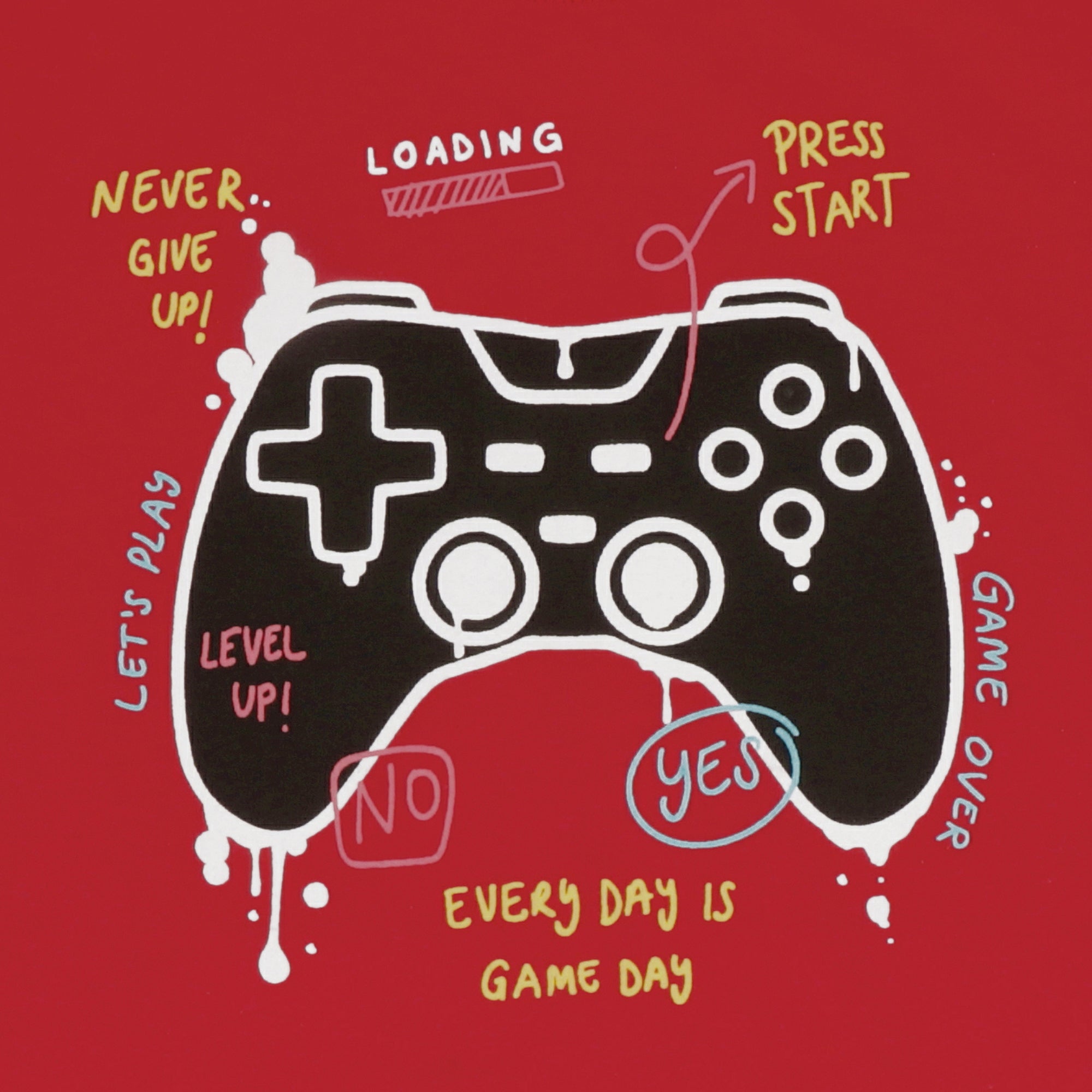 FB-3101 Red T-Shirt Game Controller
