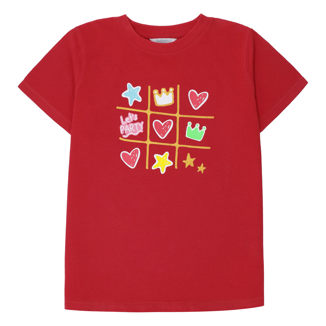 FG-3171- Red T-shirt Let's Party