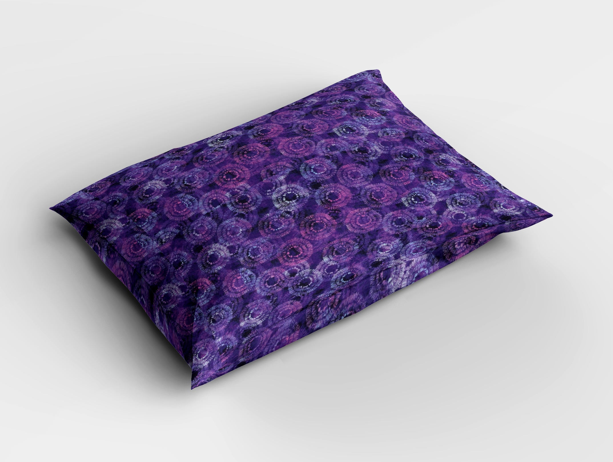 Purple Circles Bedsheet & Pillow Cases made with 100% Soft Cotton - FS167PUR